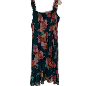 Maurices Women's teal and pink floral Dress